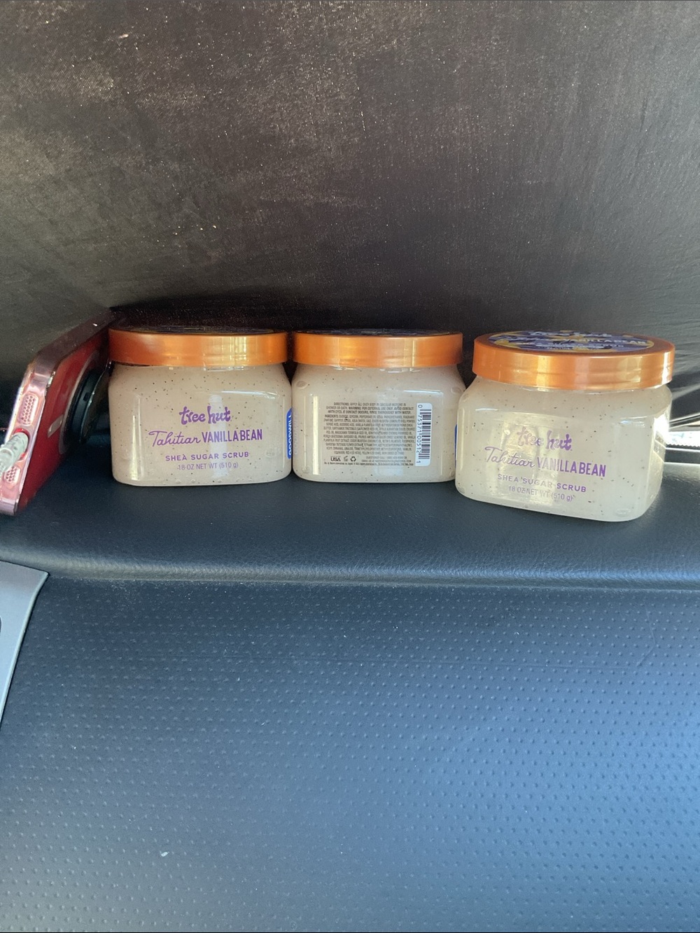 TREE HUT Tahitian Vanilla Bean Shea Sugar Scrub (ALL 3) NEW/Sealed 18oz full sz - Picture 4 of 4
